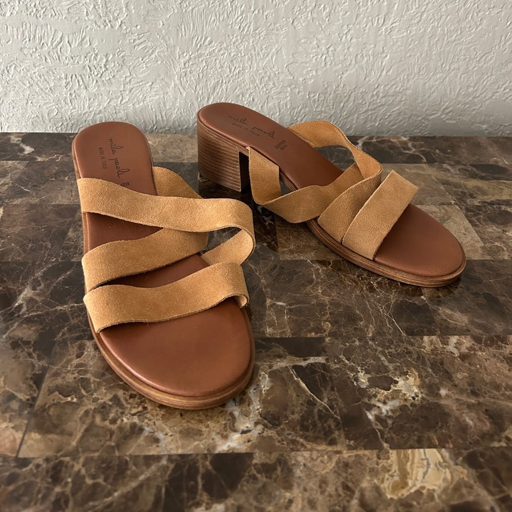 Mika Paoli Brown Leather Sandals